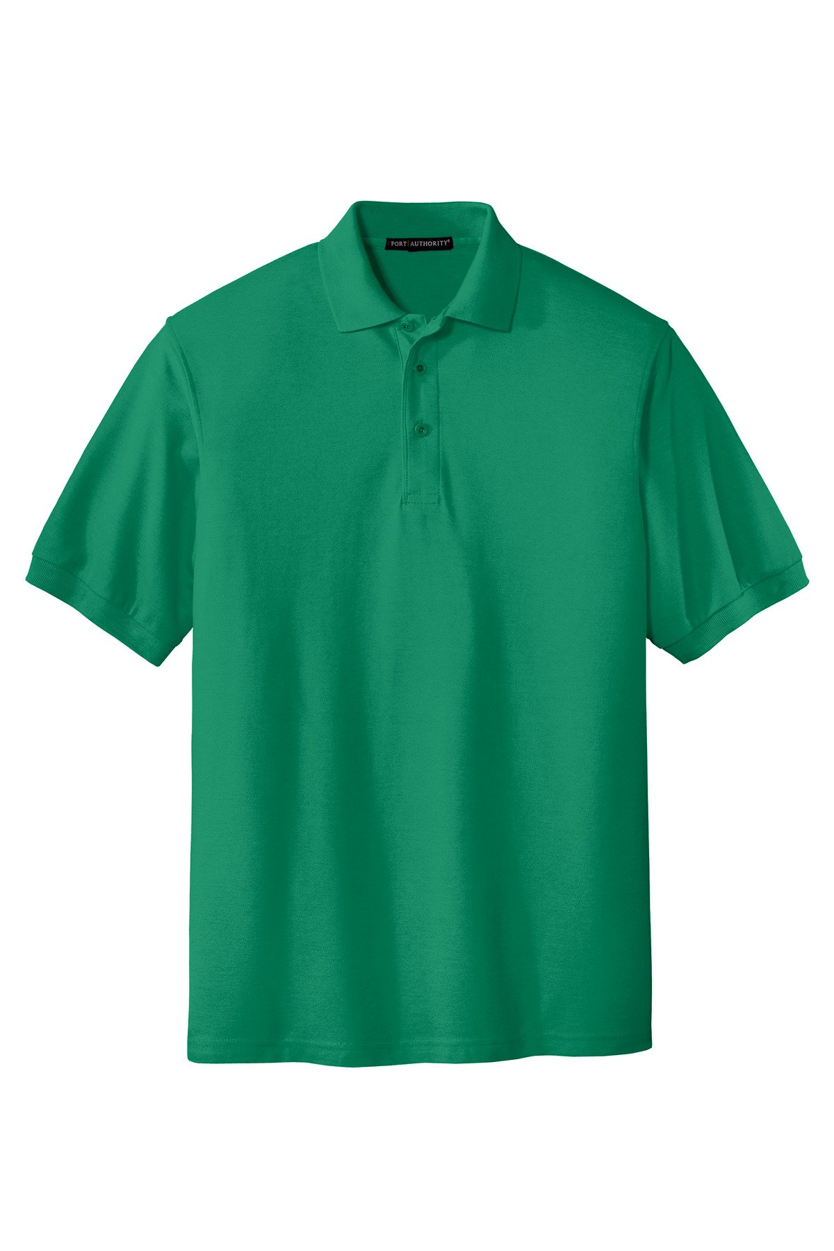 K500_kellygreen_flat_front Port Authority Extended Size Silk Touch Polo
