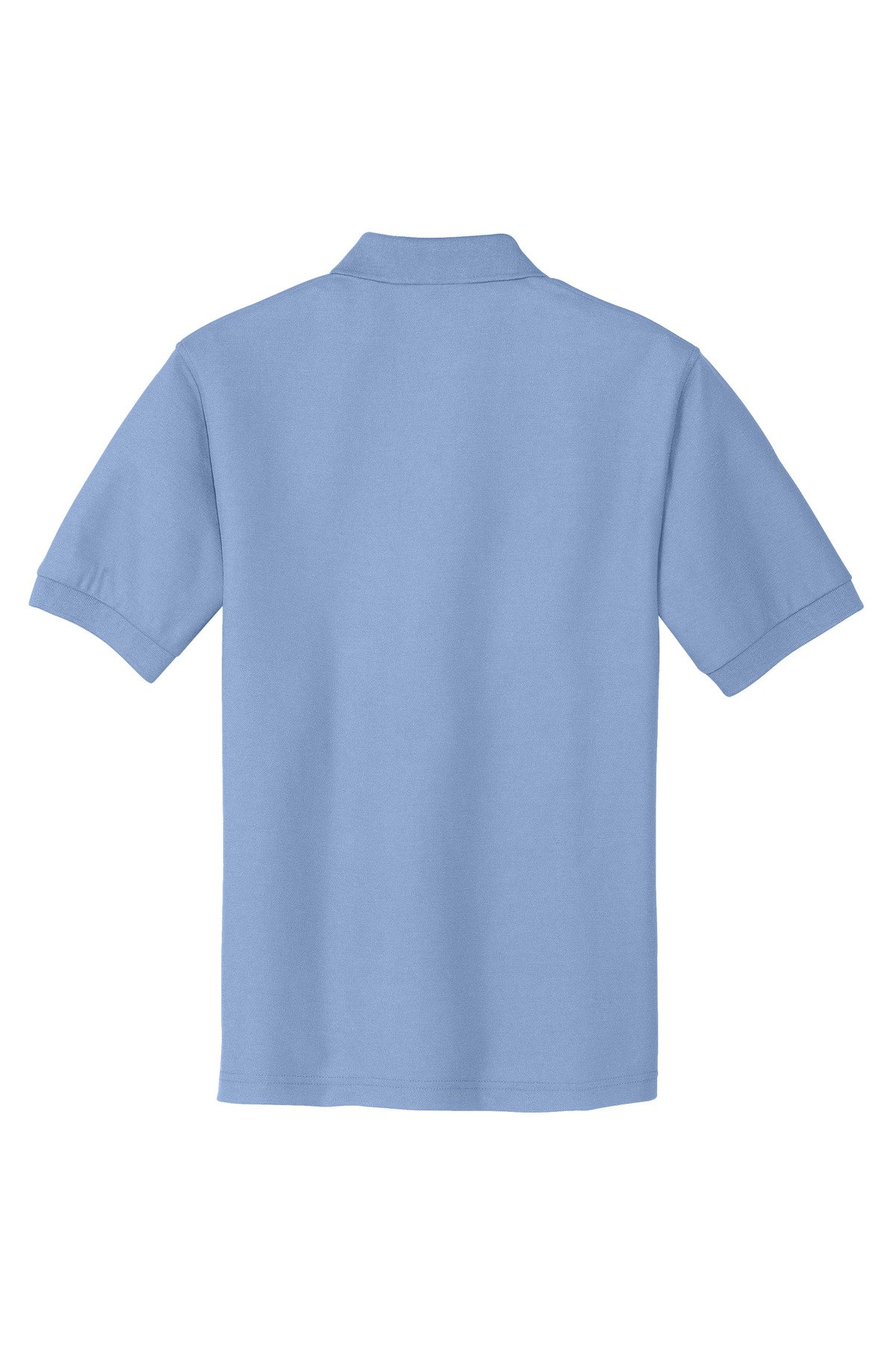 K500_lightblue_flat_back Port Authority Extended Size Silk Touch Polo