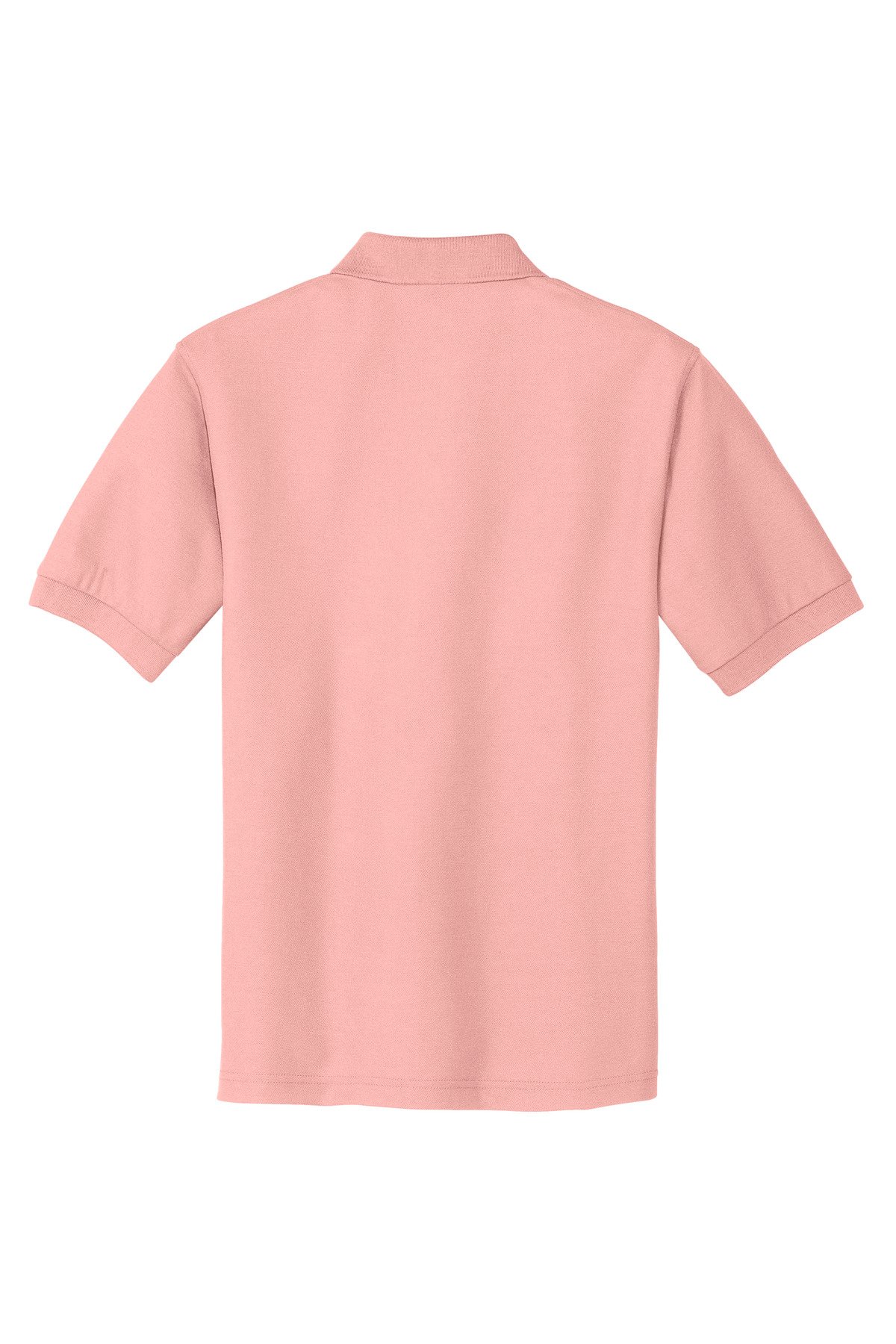 K500_lightpink_flat_back Port Authority Extended Size Silk Touch Polo
