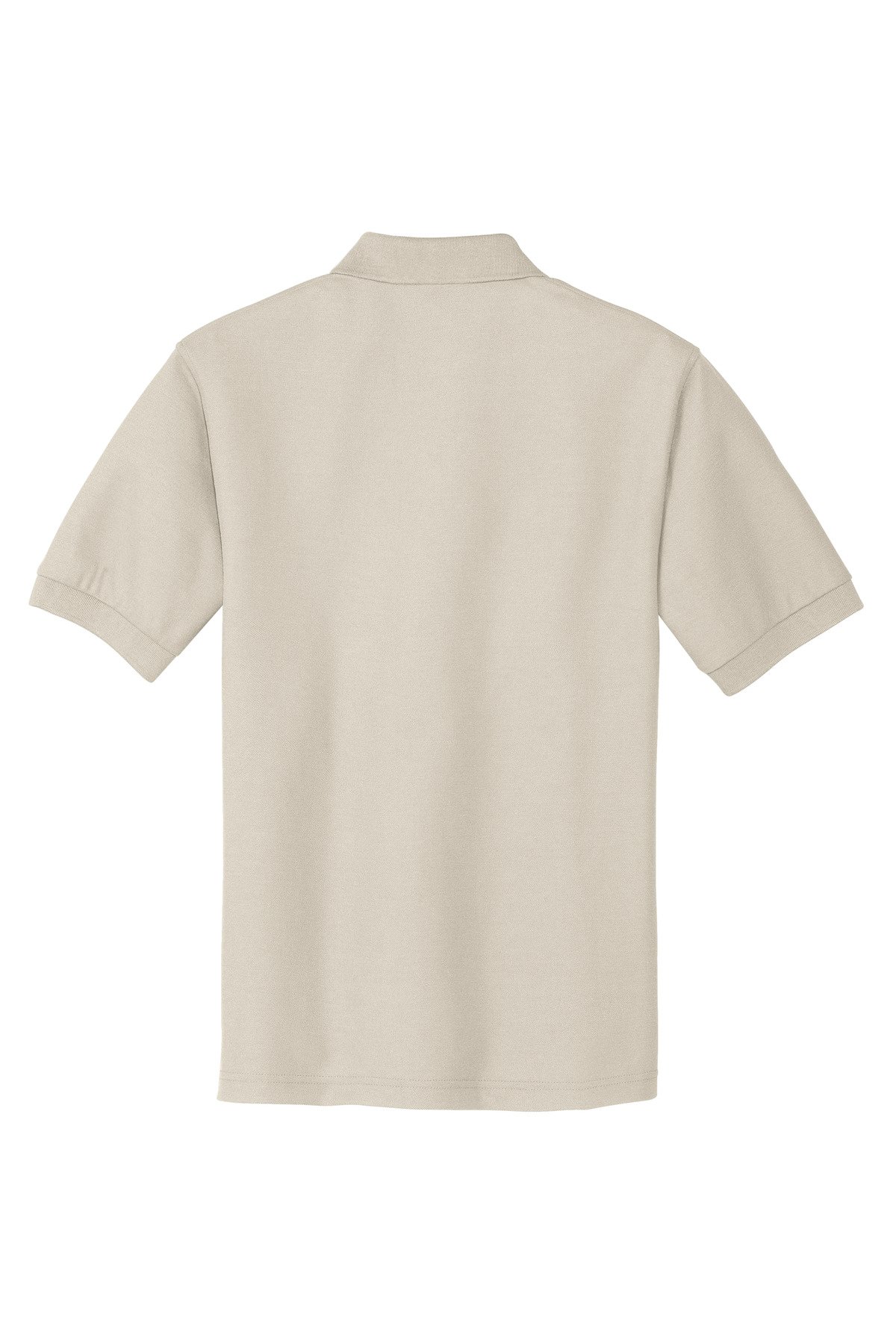 K500_lightstone_flat_back Port Authority Extended Size Silk Touch Polo