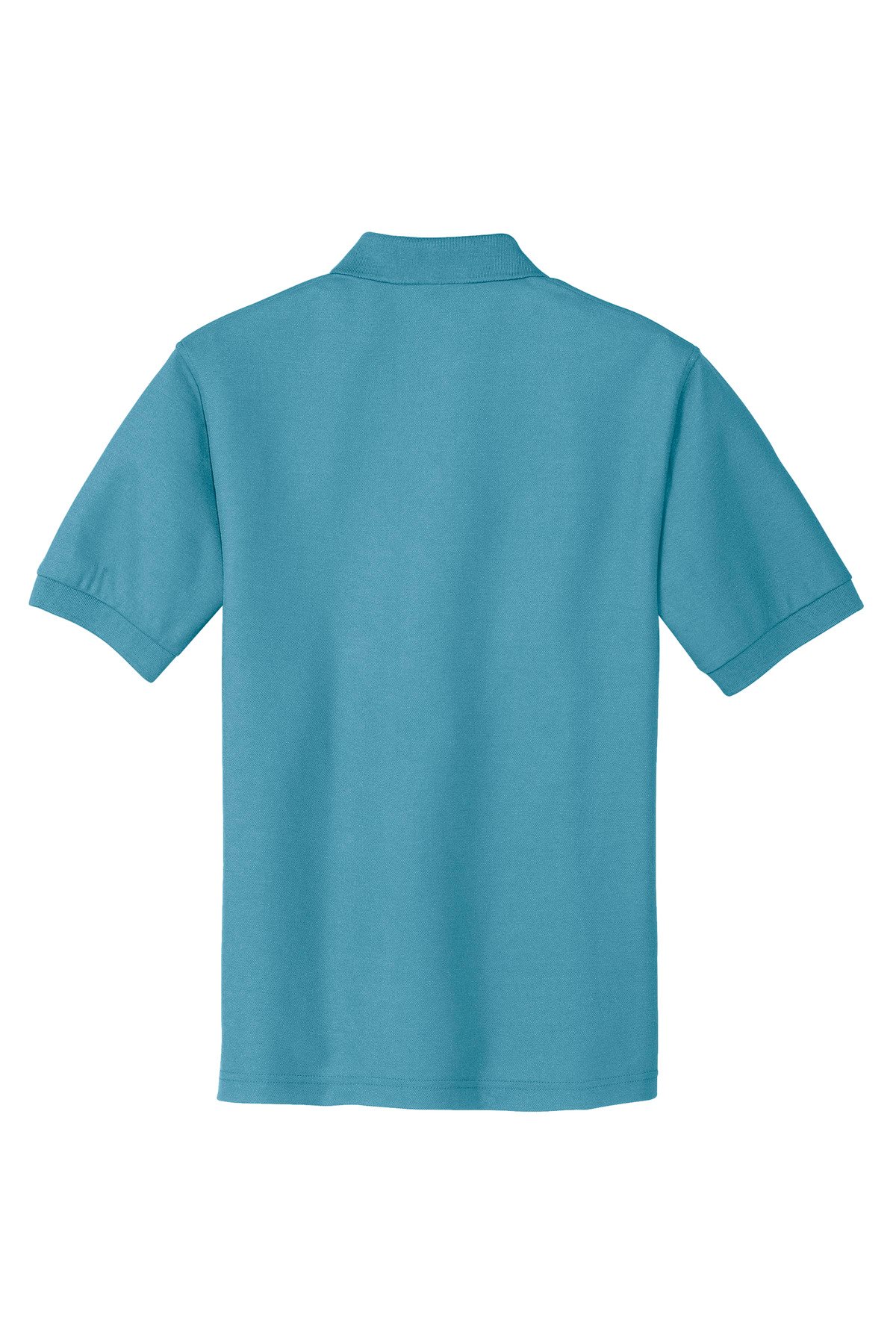K500_mauiblue_flat_back Port Authority Extended Size Silk Touch Polo