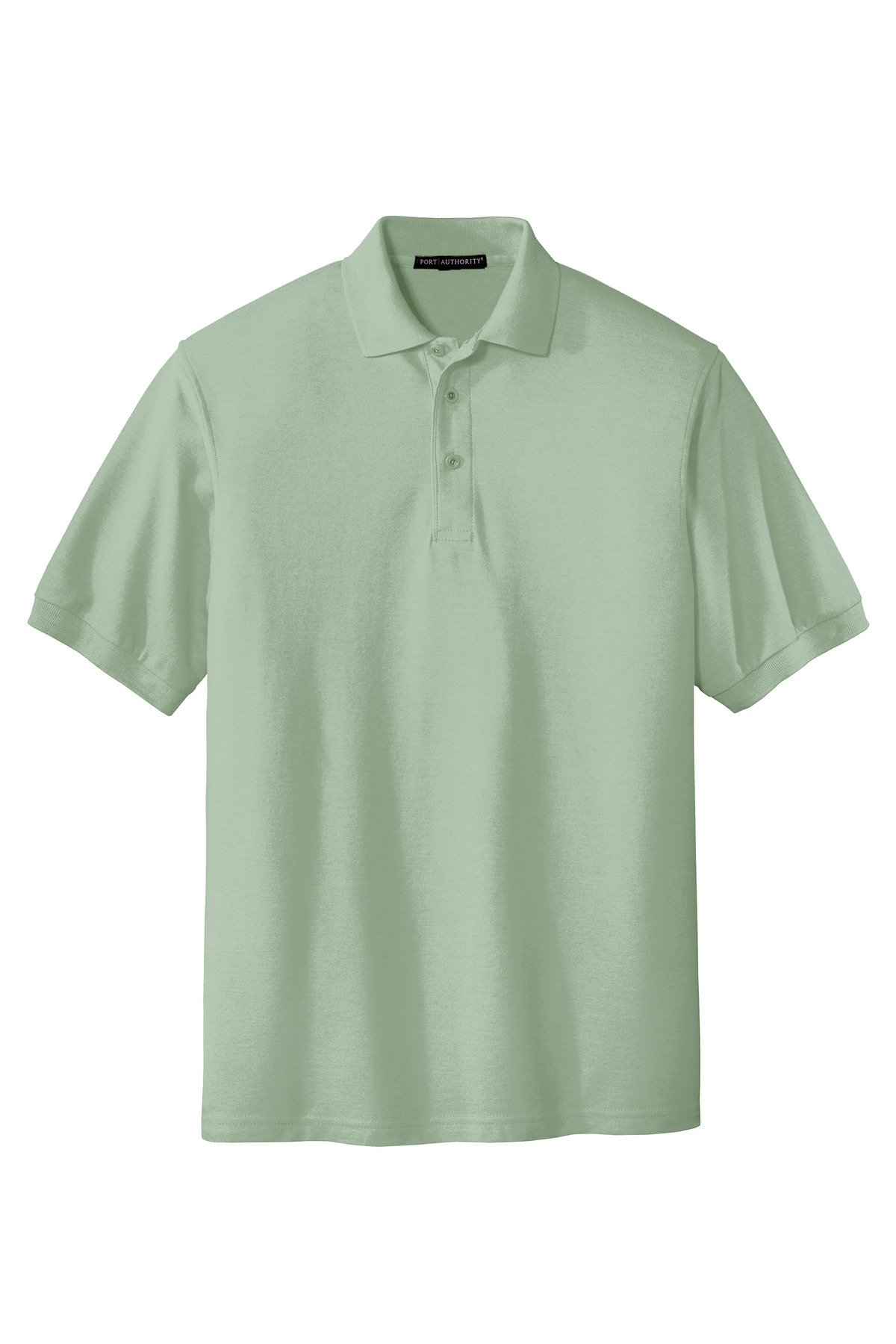 K500_mintgreen_flat_front Port Authority Extended Size Silk Touch Polo