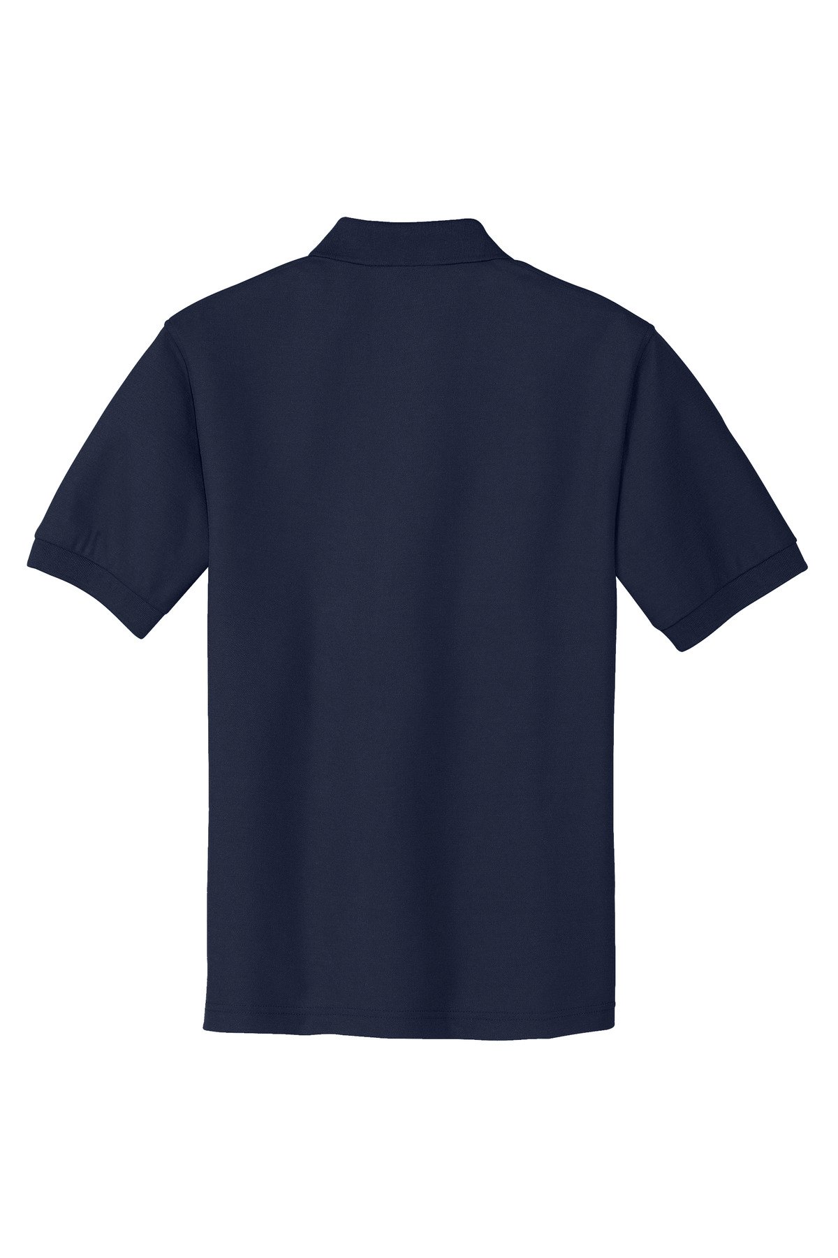 K500_navy_flat_back Port Authority Extended Size Silk Touch Polo
