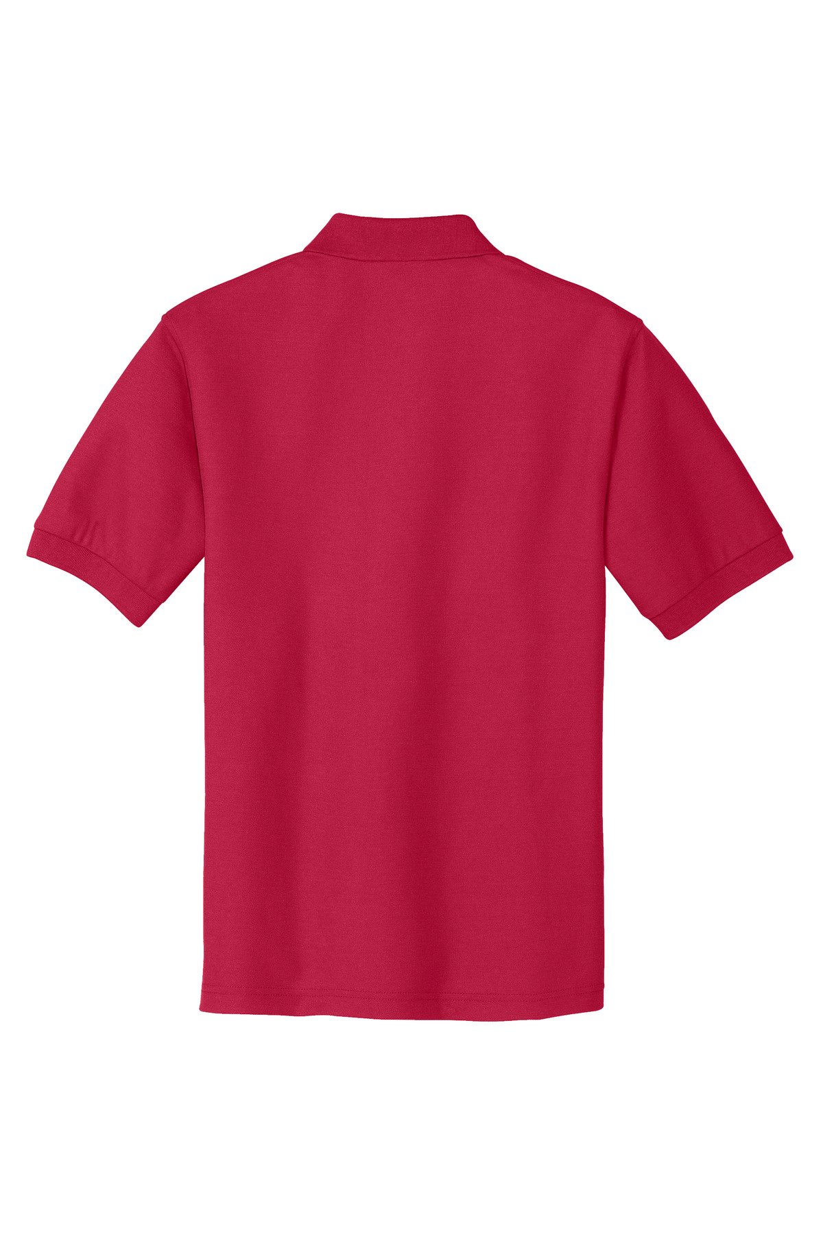 K500_red_flat_back Port Authority Extended Size Silk Touch Polo