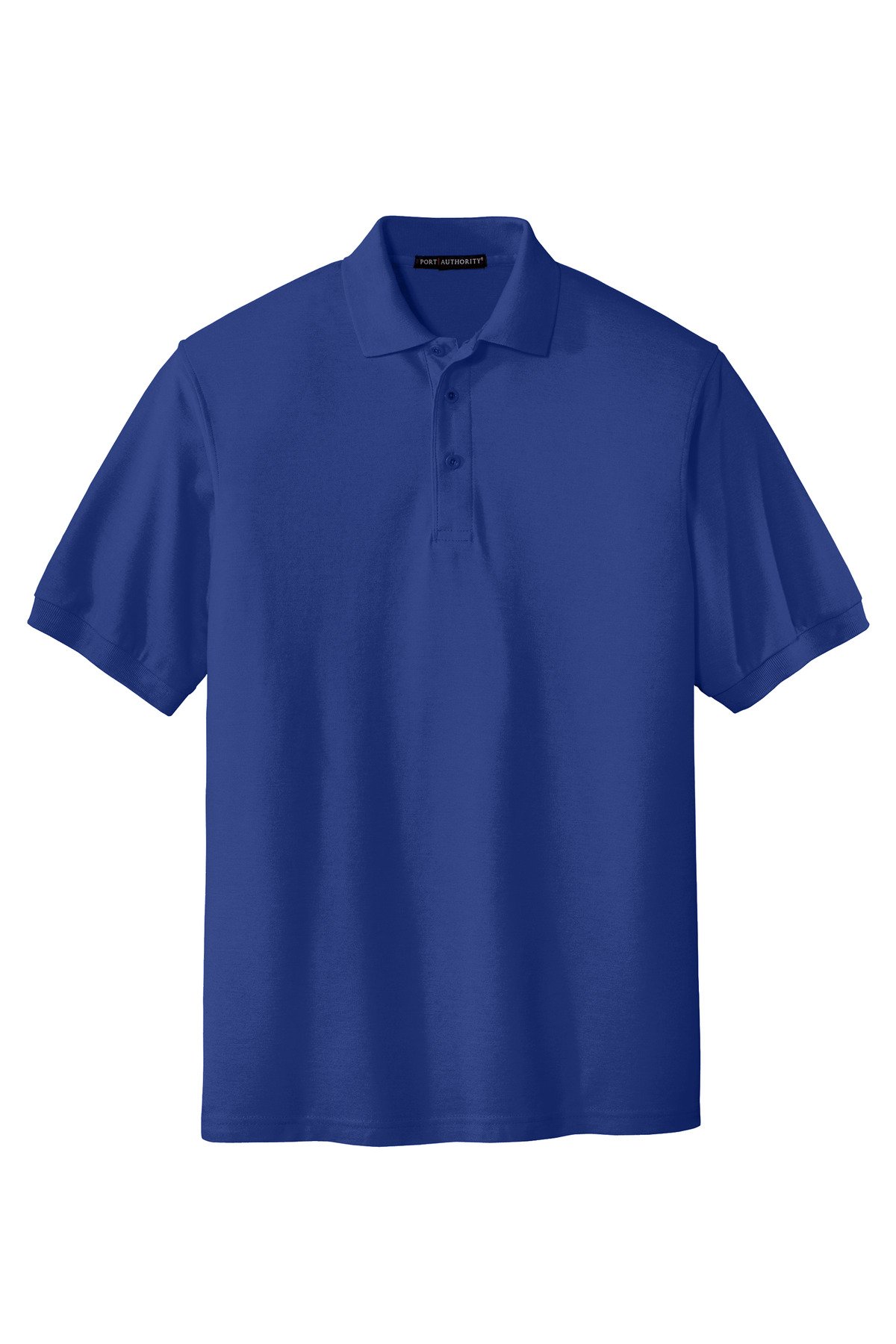 K500_royal_flat_front Port Authority Extended Size Silk Touch Polo