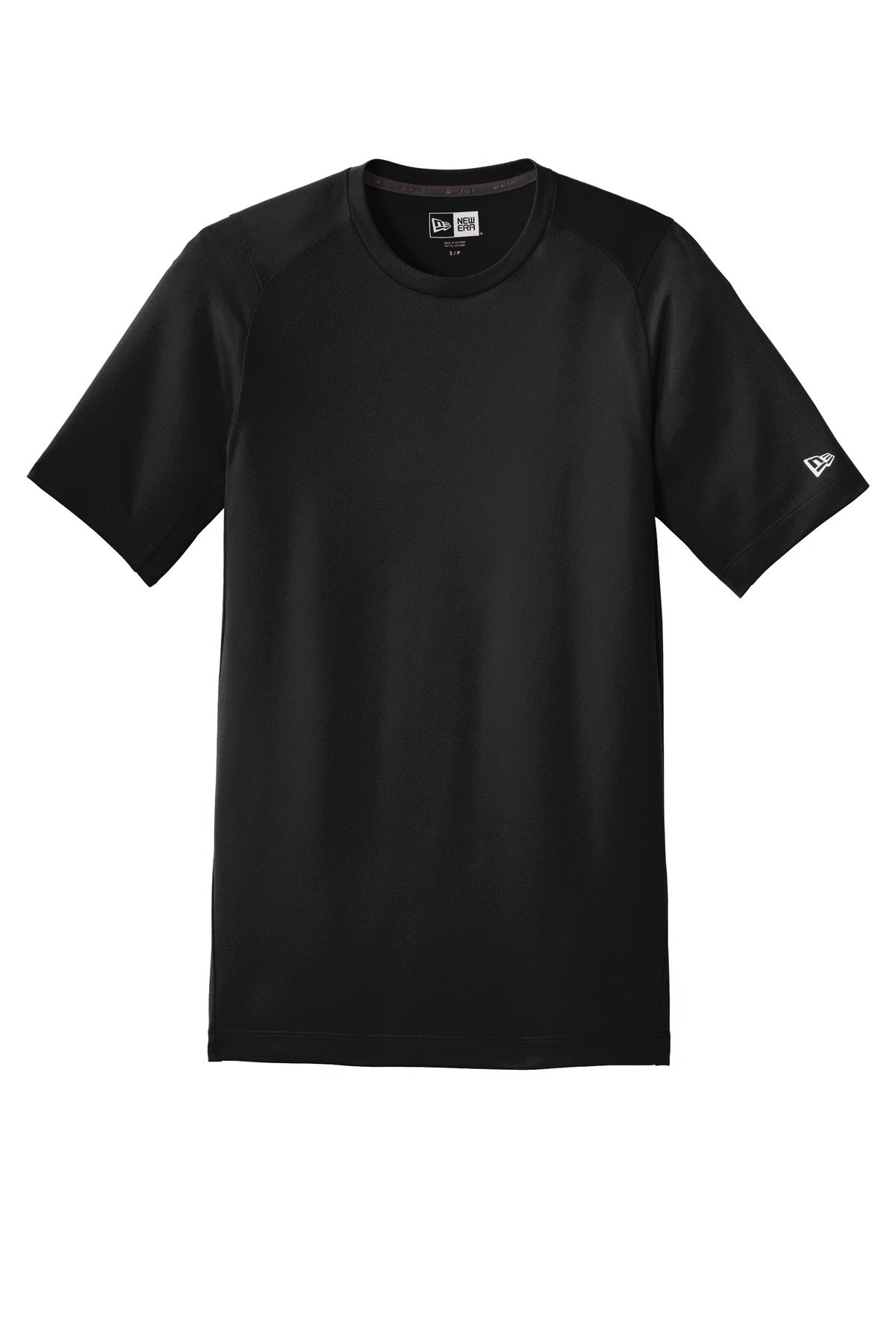 NEA200_black_flat_front New Era Balck T shirt