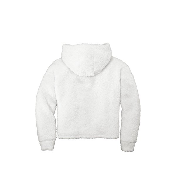 Port Authority Ladies Cozy Fleece Hoodie.Marshmallowb Port Authority Ladies Cozy Fleece Hoodie