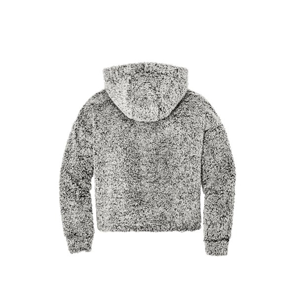 Port Authority Ladies Cozy Fleece Hoodie.grey b Port Authority Ladies Cozy Fleece Hoodie