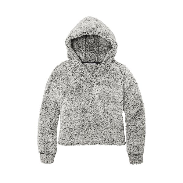 Port Authority Ladies Cozy Fleece Hoodie.grey Port Authority Ladies Cozy Fleece Hoodie