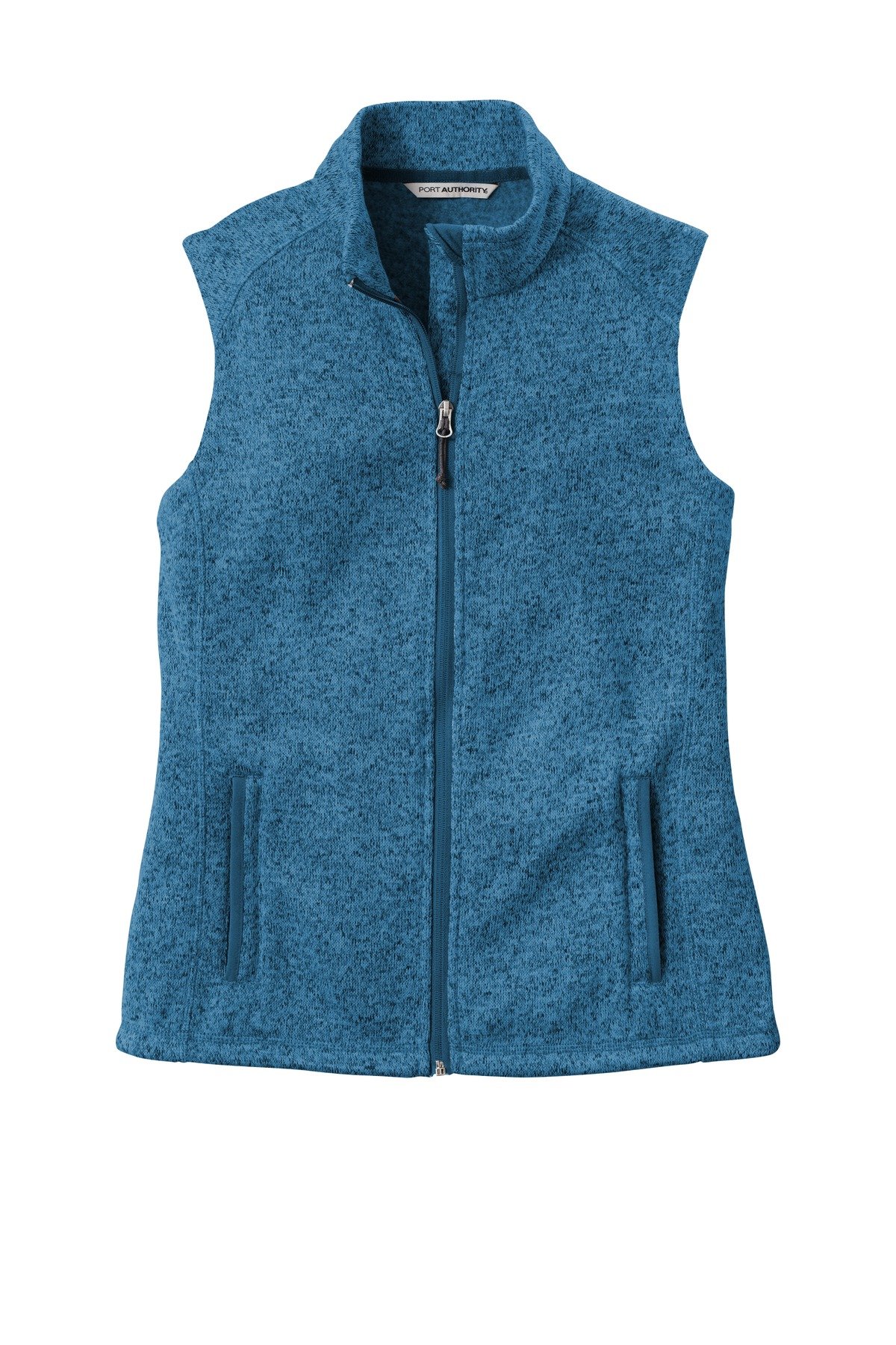 Port Authority Ladies Sweater Fleece Vest Medbluefront Port Authority Ladies Sweater Fleece Vest L236