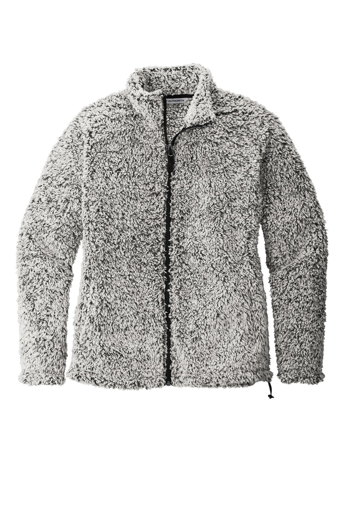 Port Authority® Ladies Cozy Fleece Jacket grey heather Port Authority Ladies Cozy Fleece jacket grey
