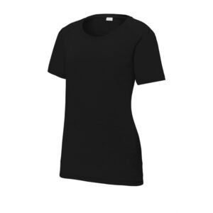 Sport-Tek Ladies PosiCharge Tri-Blend Wicking Scoop Neck