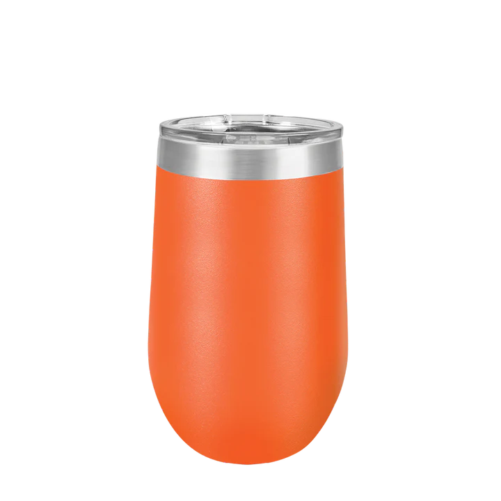 Polar Camel Stemless Wine Tumbler Polar Camel Stemless Wine Tumbler orange
